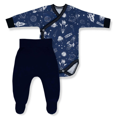 KOMPLET BODY KOPERTOWE+PÓŁŚPIOSZKI KOLEKCJA KOSMOS