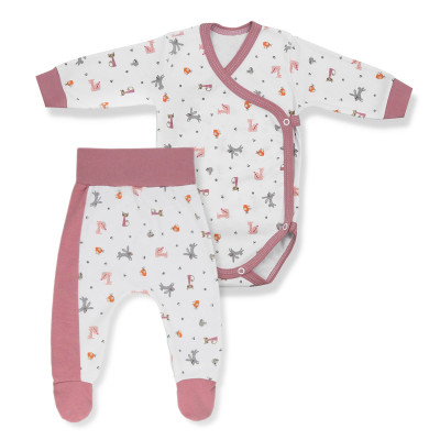 Komplet kolekcja Białe  Kotki