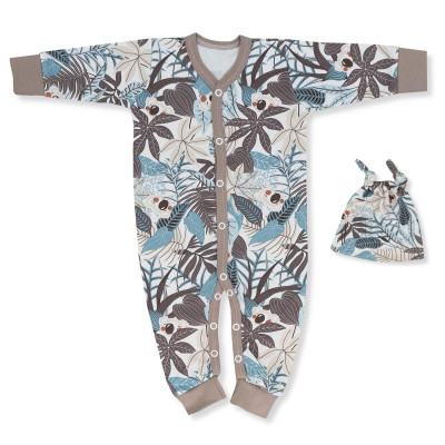 KOMPLET RAMPERS+CZAPECZKA Z KOLEKCJI MIŚ KOALA ŚMIETANKA