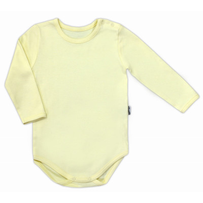 Body z długim rękawem żółte rozm.