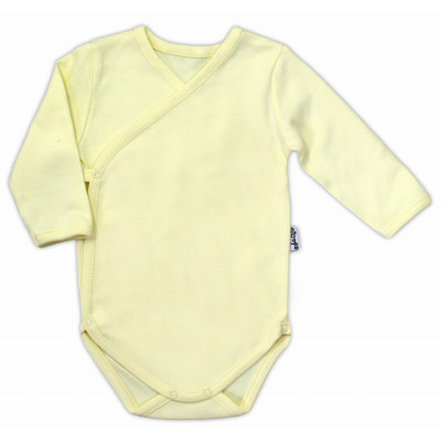 Body kopertowe z długim rękawem żółte