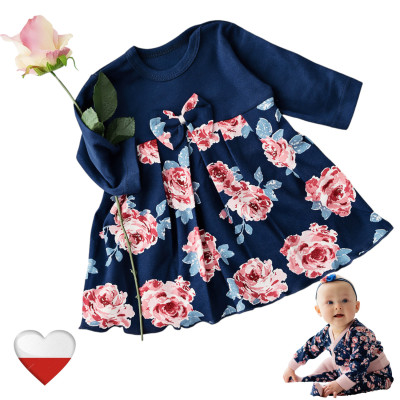 BODY Z SUKIENKĄ dla Dziewczynki KOLEKCJA RÓŻA GRANAT TuBobo