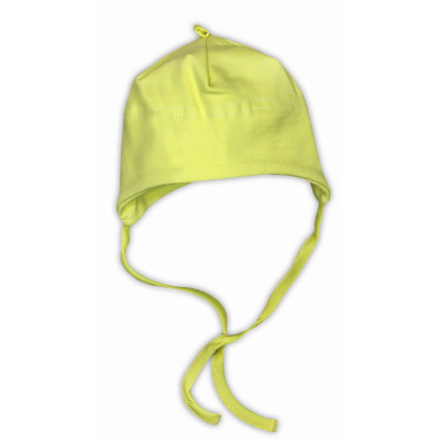 Czapeczka wiązana lemon