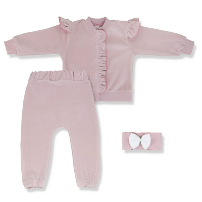 DRESIK DLA DZIEWCZYNKI PUDROWY RÓŻ