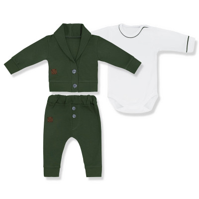 KOMPLET DLA CHŁOPCA KOLEKCJA  MJM OLIWKA