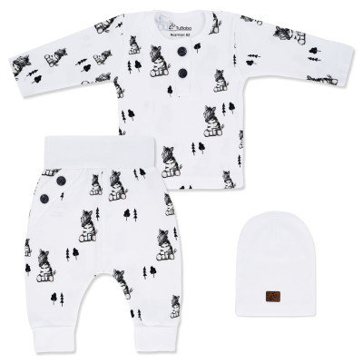 Komplet dla chłopca Zebra